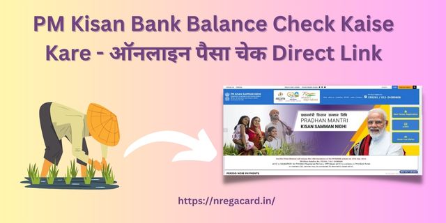 PM Kisan Bank Balance Check Kaise Kare